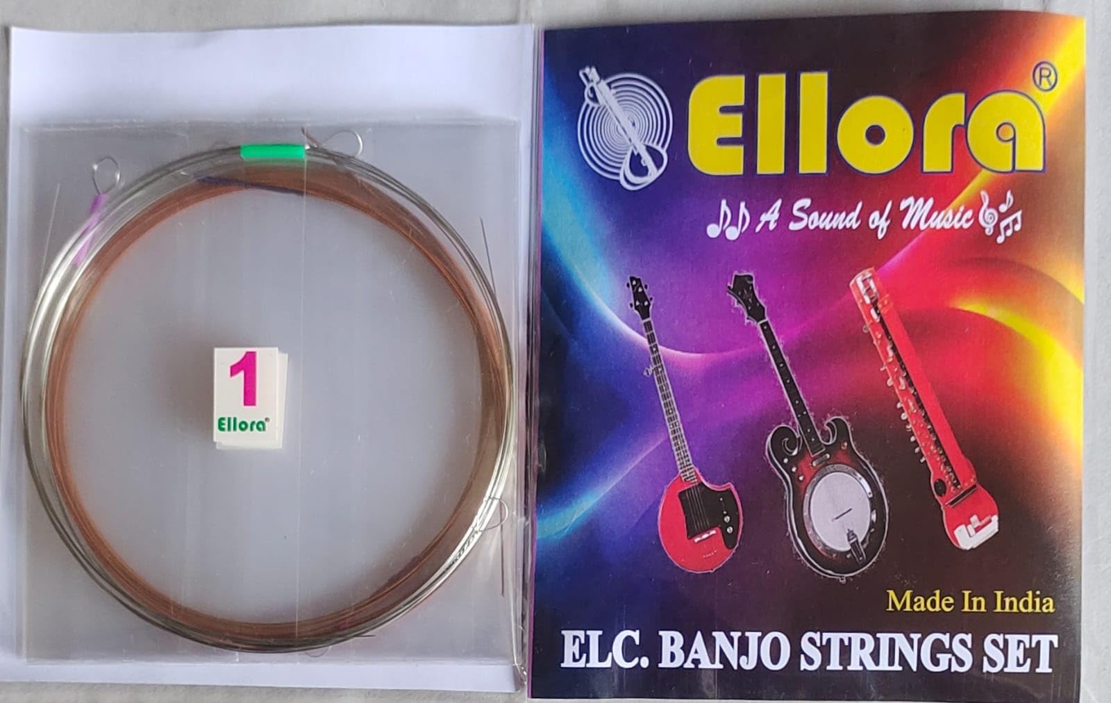 ELLORA -ELC BANJO STRINGS SET (5 STRINGS) - Image 3 thumbnail