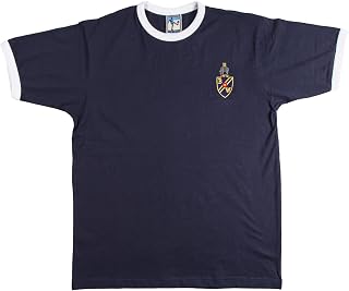 Bolton W. 1950s Away Retro Football T Shirt Embroidered Logo