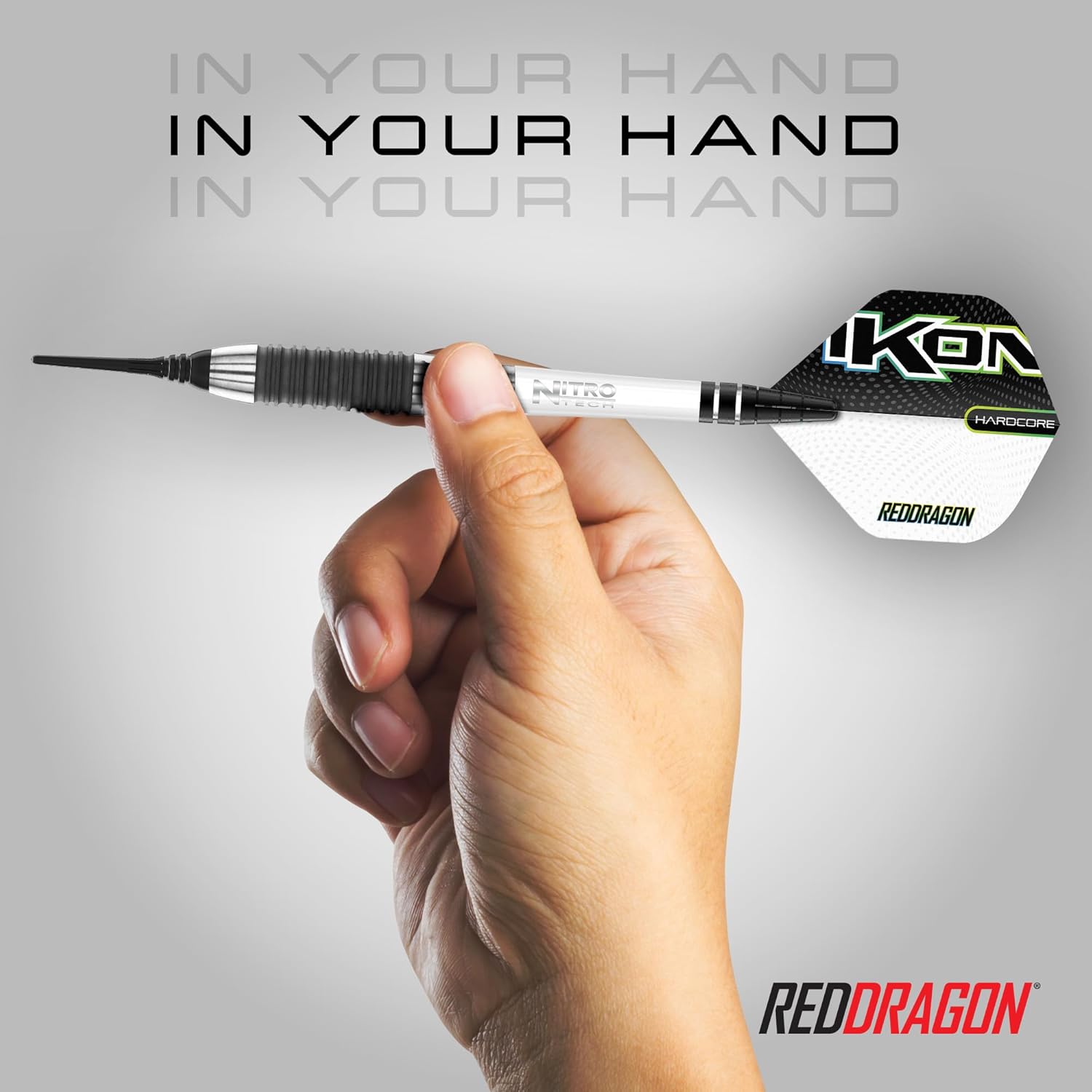RED DRAGON Miami – Juego De Dardos Profesionales De Tungsteno Con Vuelos Y Tallos