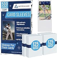 Vista 8 de Fundas de centavo prémium para tarjetas de intercambio, fundas suaves para tarjetas de béisbol, funda de plástico ultra transparente para tarjetas