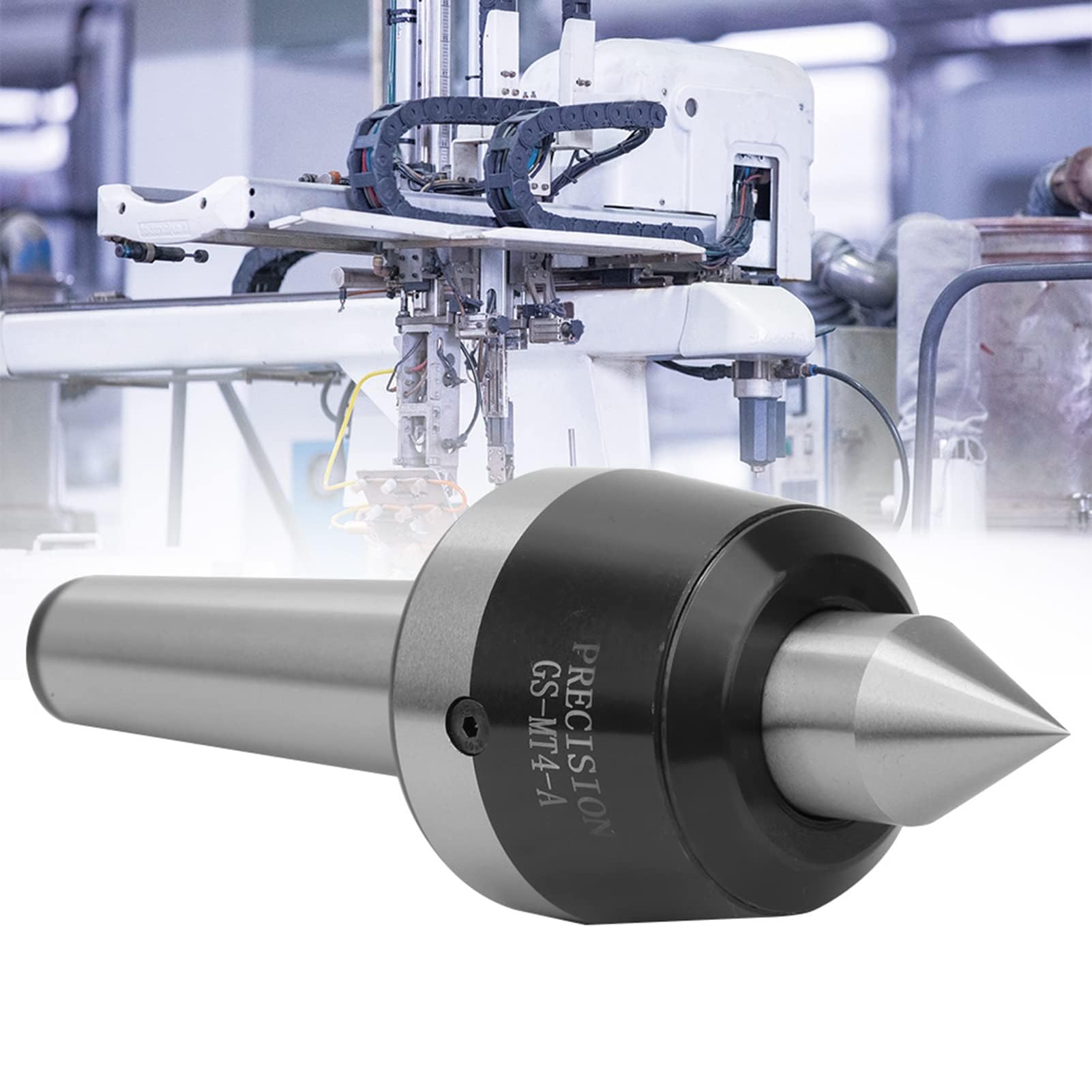 Centro Giratorio en Vivo MT4 60° de Precisión Acero al Carbono 5000-6000rpm para Torno Máquina de Contrapunto Herramienta CNC