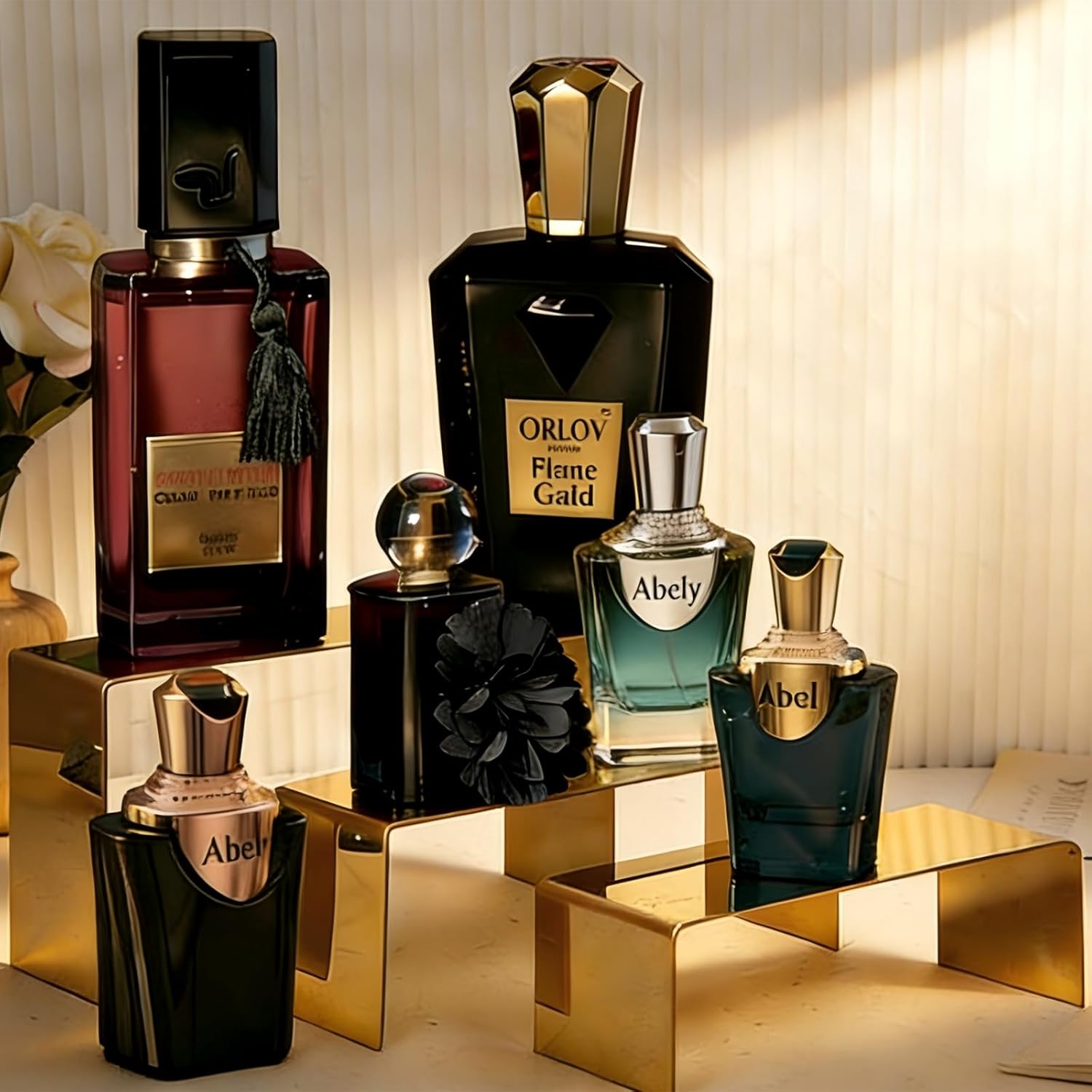 Purse Display Stand, 3pcs Gold Risers Display Stands Stainless Steel, Heavy Duty 22lb Countertop Shoes Stand Handbag Tiered Risers for Home Boutique Retail Store Vendor Display Bags Perfume Jewelry Craft - Image 8