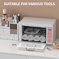 Vista 3 de Yofuly Esterilizador para esteticista, esterilizador grande de 10L para herramientas de uñas, caja de limpieza multifuncional de uñas, gabinete