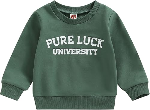 Miniatura 8 de JLKGICF Traje de San Valentín para bebé y niña pequeña sudadera con estampado de letras cuello redondo ropa de San Valentín