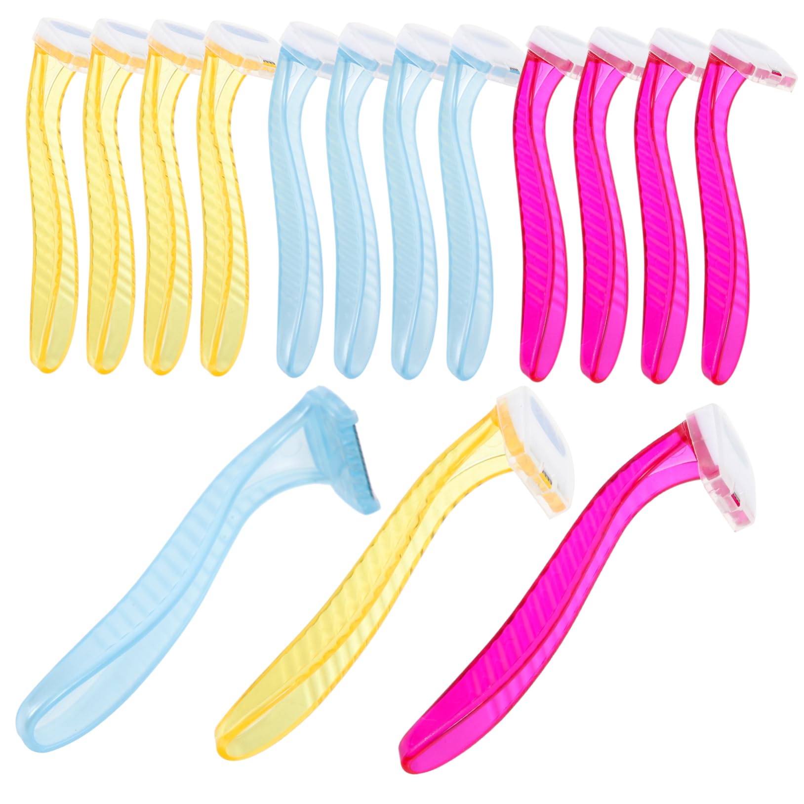 OSOLADY Facial Hair Removal for Women Eyebrow Trimmer for Women 15 Pieces Shaver Kit Depilator for Leg Hair Razor