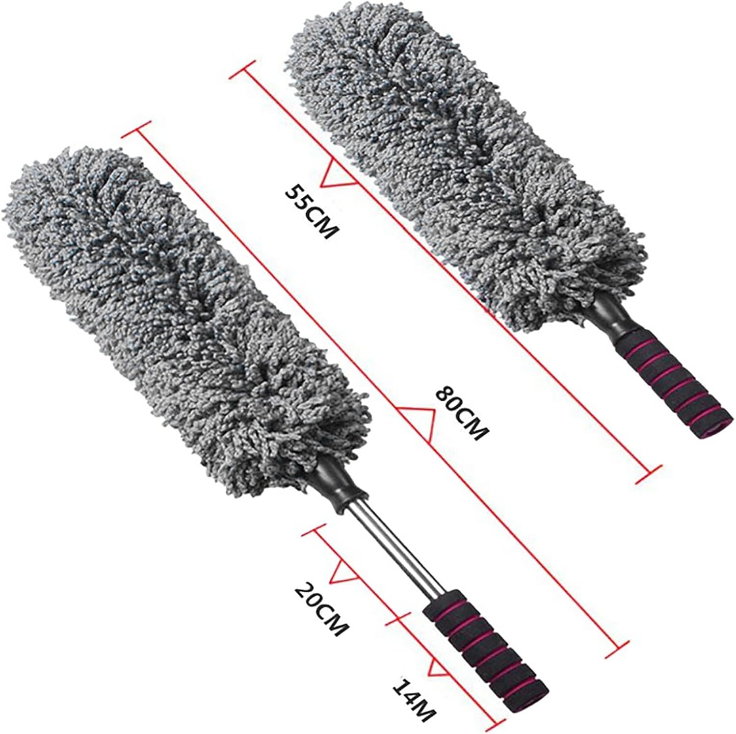 Yctze Car Wash Brush, Car Cleaning Duster, Microfibre Car Cleaning Duster, Multifunctional Car Wax Scraping Brush with image 2