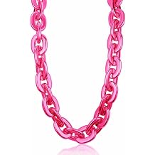 Jumbo Plastic Chain Hip Hop Rapper Gold Chain for Party Costume Accessories 80cm/90cm
