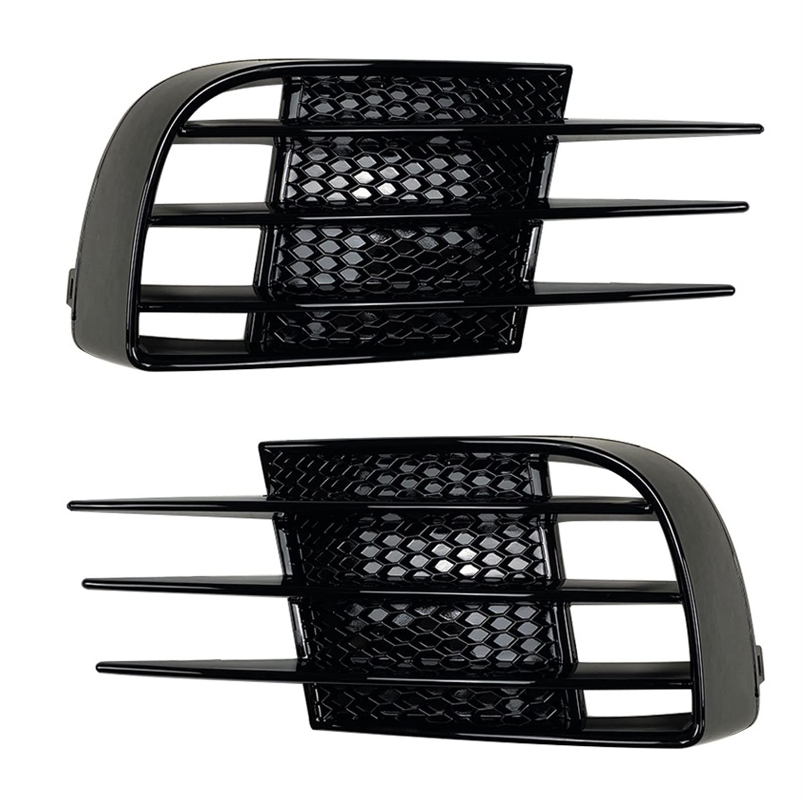 The Front Bumper Grille Set Fit for Golf MK6 VI GTI GTD Replacement Fog Lamp Light Cover Eyebrow Accessoires 2008-2013