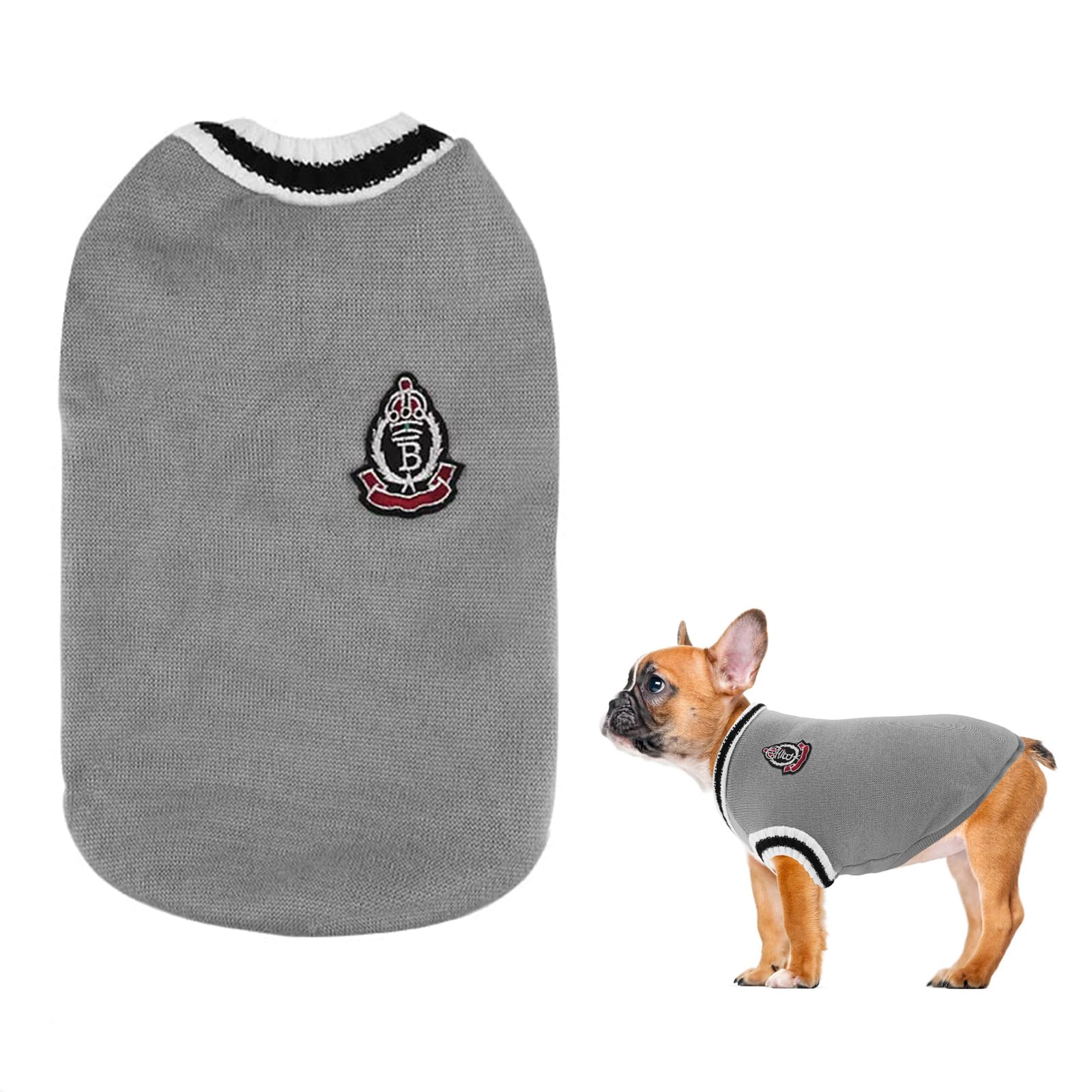 Hundepullover Winter Hundemäntel Hundekleidung Weich Warmer Hunde Pullover Hund Katzen Gestrickt Haustier Kostüm Jacke Weste Outfit für Kaltes Wetter Kleine Mittlere Große Hunde Welpen Innen Außen,2XL