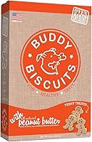 Vista 1 de Buddy Biscuits - Golosinas horneadas al horno con mantequilla de maní, (paquete de 6)