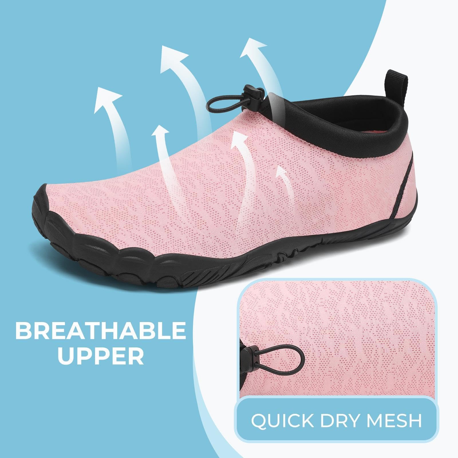 Mishansha Unisex Sport Acquatici Scarpe Donna Leggero Antiscivolo Scarpe da Surf Uomo Summer Immersione Scarpette per Beach Swim Yoga 36-46EU