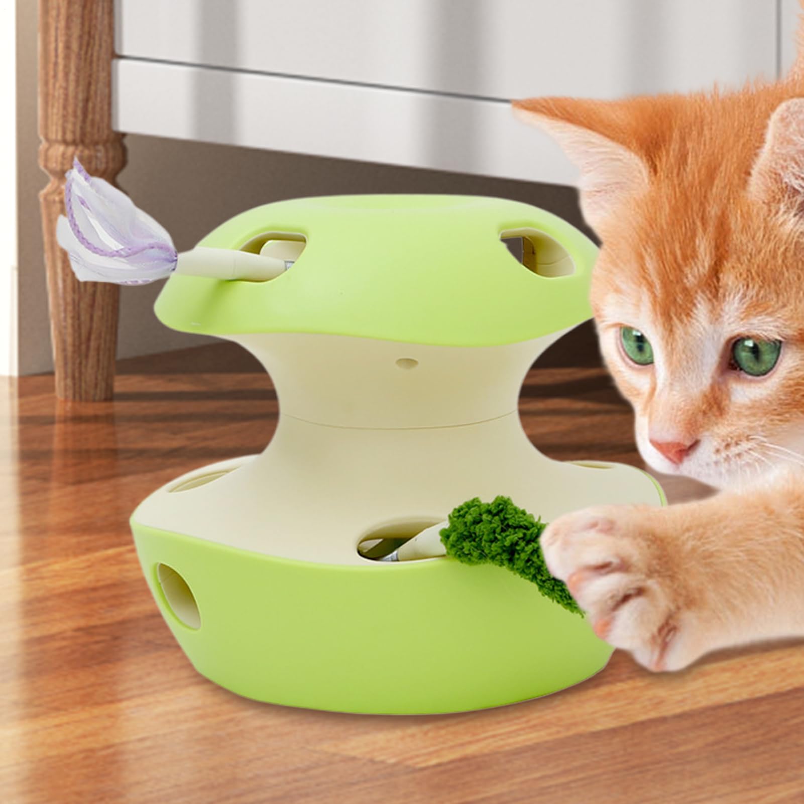 Juguetes para Gatos Recargable para Gatitos | Juego de Enriquecimiento para Gatitos Para Ejercicio Estimulación Mental Entretenimiento y del Estrés