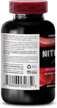 Boost Nitric Oxide - Nitric Oxide 2400mg Muscle Pump, Extreme Strength - Nitric Oxide Supplements, Muscle Pump Supplements for Men and Women, Workout Pills for Men, Muscle Growth - 2 Bot 120 Capsules