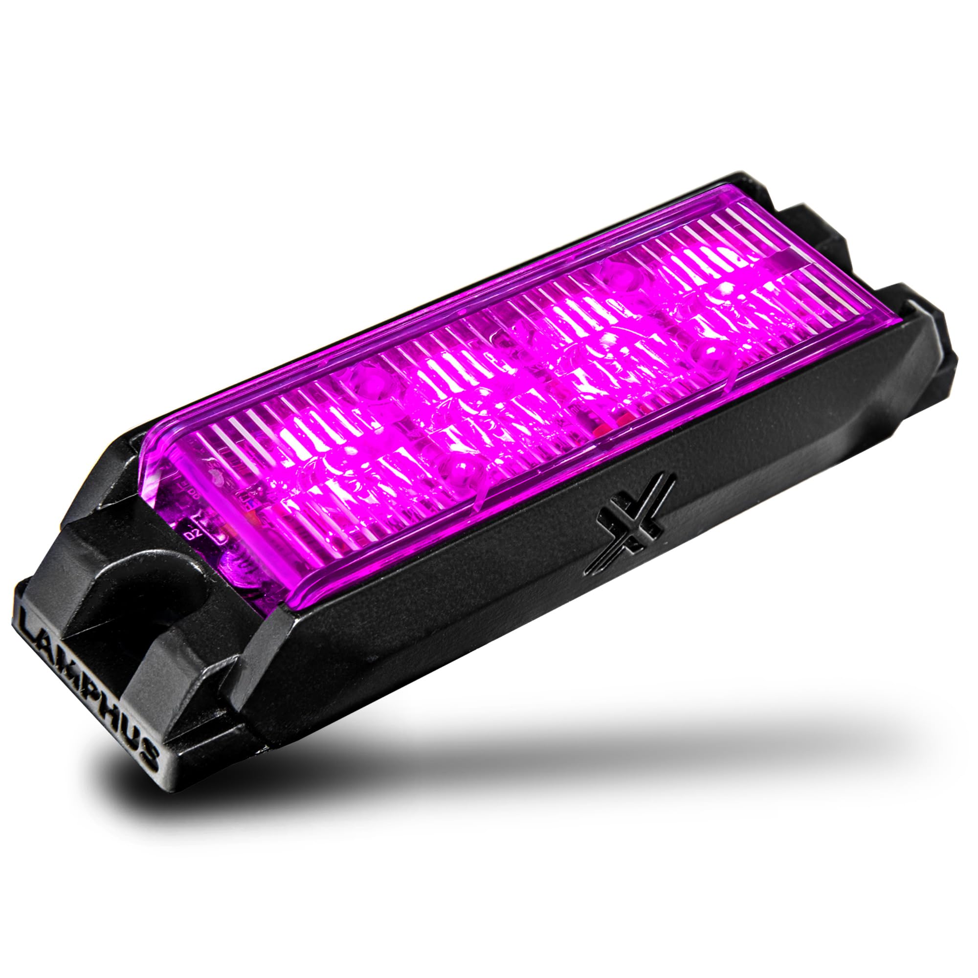 LAMPHUS NanoFlare 4W Purple LED Police Grill Strobe Warning Light for Truck