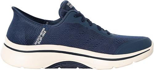 Skechers Men's Go Walk Arch Fit 2.0 Simplicity 2 Slip-On Sneakers, Navy Textile/Synthetic, 7.5 UK - 2