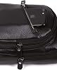 Av A Dos Cross Strap Bag, Chest Bag, Unisex Black Waterproof Vegan Leather Headphone Outlet Cross Waist Shoulder Chest Bag Bodybag