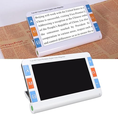 Miniatura 2 de Lupa de lectura electrónica, lupa digital de mano de pantalla de 7.0 pulgadas, ayudas de lectura portátiles para estudiantes, ancianos, aumento de 2