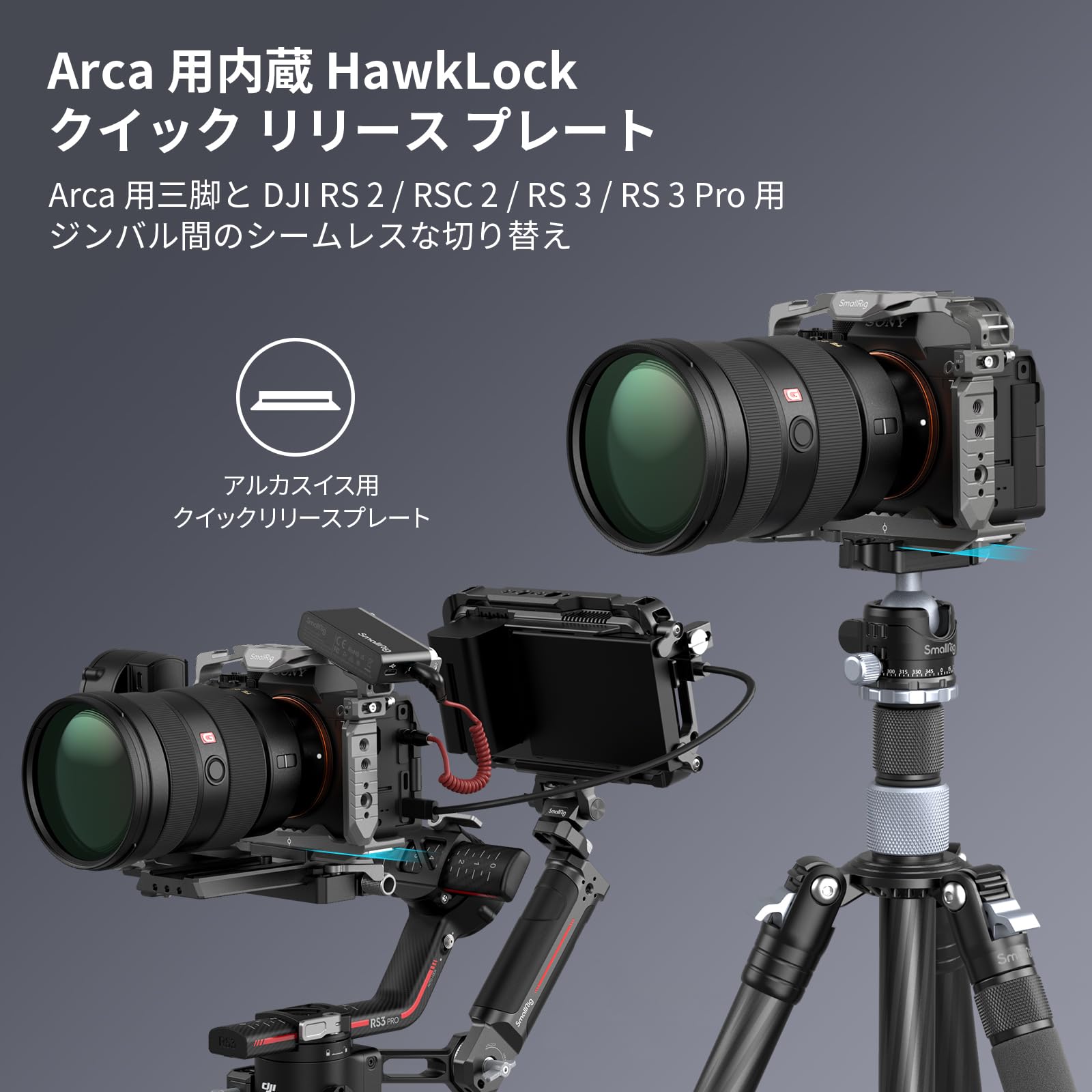 Amazon | SmallRig クイックリリースケージ Sony対応A7R V/A7 IV/A7S 
