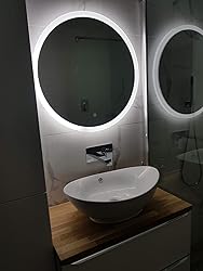 Durovin Bathrooms Ceramic Bathroom Basin - Countertop Sink Oval Vessel Sink - Smooth Bottom With Overflow Slot (630 X 420 X 155mm