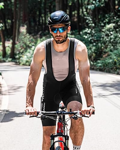 Miniatura 5 de Przewalski Culotte corto con bolsillos para teléfono, con acolchado 4D, transpirable, para ciclismo