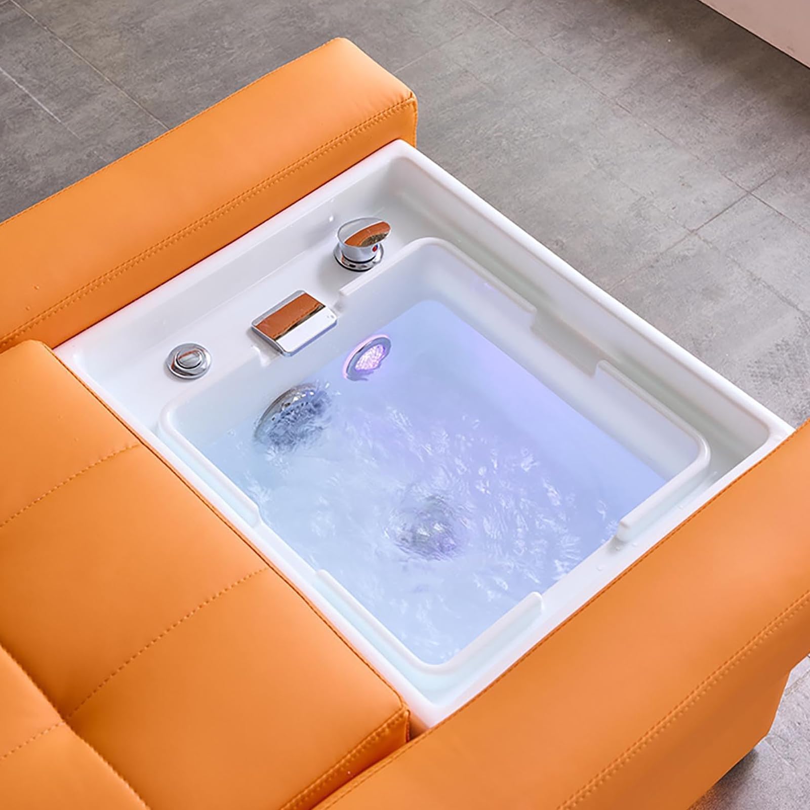 Amazon.co.jp: 電動リフト水循環ヘッドセラピーベッド、フットバス燻蒸 