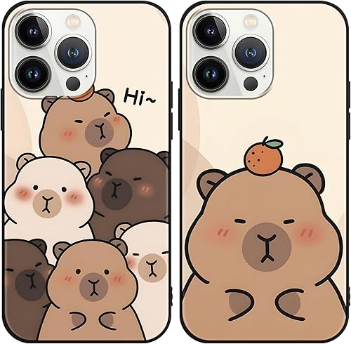 Yimctoie [2 Pièces Anime Coque pour iPhone 16 Pro Max 6.9", Étui de Téléphone Ae