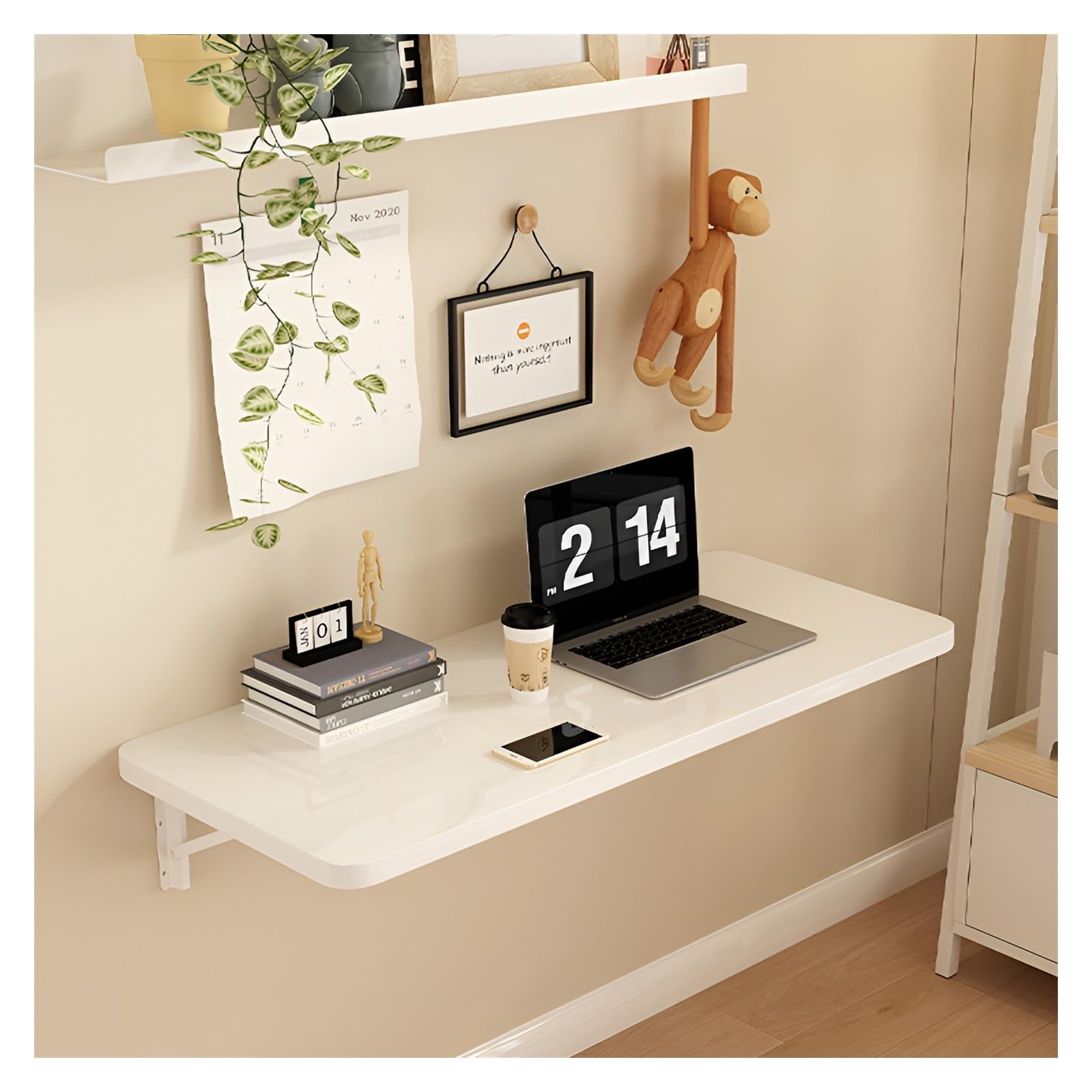 Table pliante murale pour en finir avec le manque de place dans votre cuisine