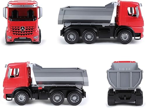 Miniatura 4 de Lena Camión volquete para niños pequeños, camión volquete Mercedes Benz totalmente funcional, capacidad de carga de 220.5 lbs