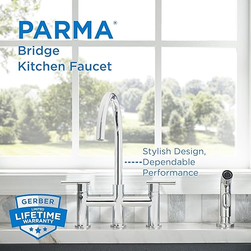 Miniatura 2 de Gerber D424458 Parma 2H - Grifo de cocina, cromado