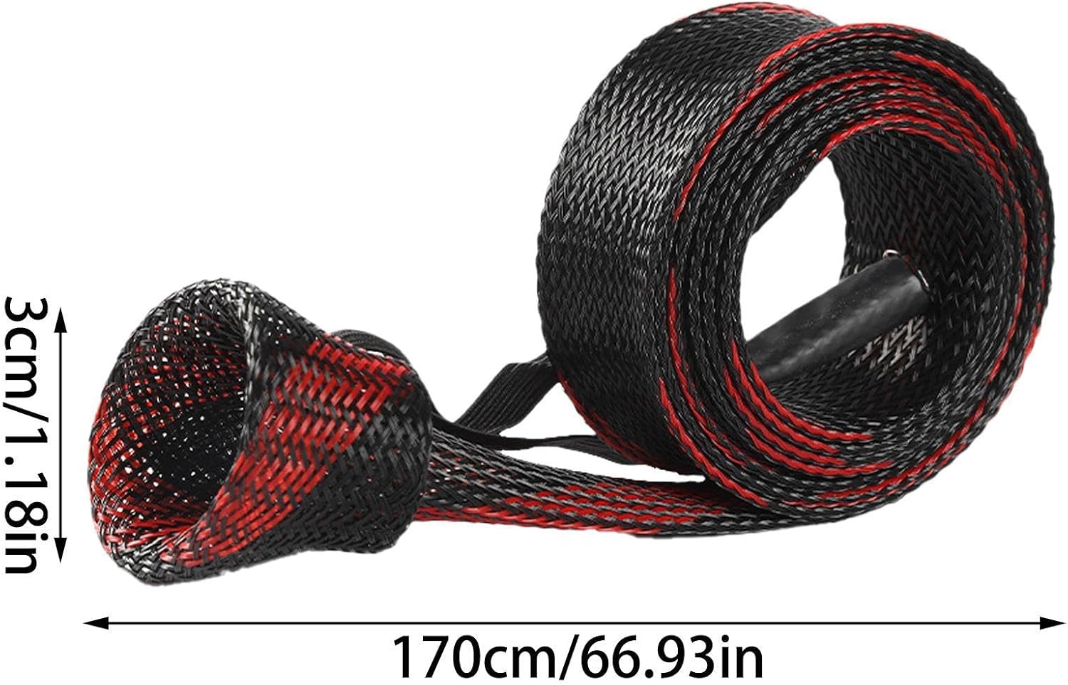 Rod Sleeves Fishing Portable Woven Rod Covers Sleeve | Elastic Heavy-Duty Protector Sock Tools Storage for Travel Deck Beach Lake Garage Pier Surf River Kayak Boat Bank
