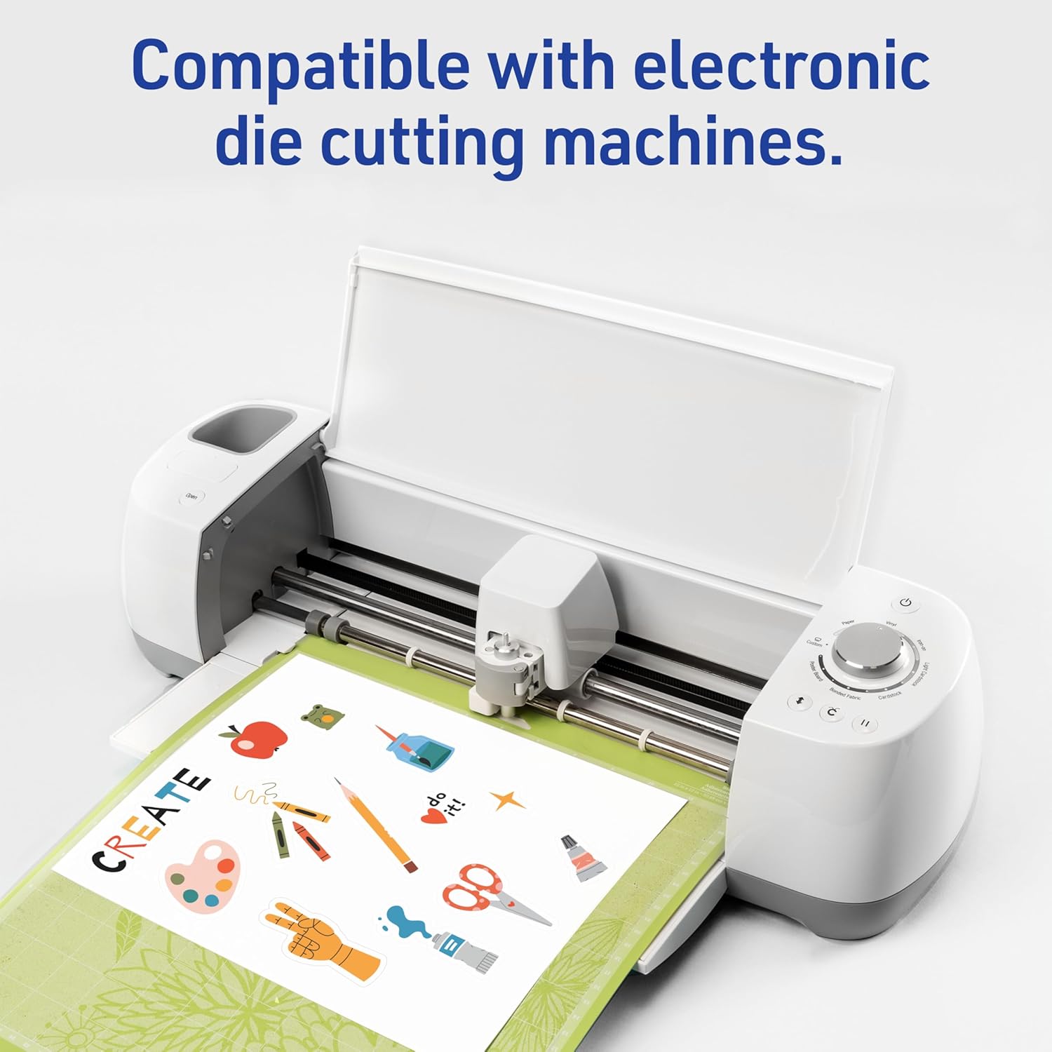 Avery Printable Sticker Paper, 8.5" x 11", Matte White, Repositionable Adhesive, Laser/Inkjet Compatible, 90 Full-Size Label Sheets, Great for Product Labels, Cute Stickers, and More (6-Pack of 3383)