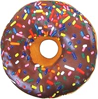 Vista 3 de iscream Sugar-riffic Almohada con forma de Donut con micropartículas impresas