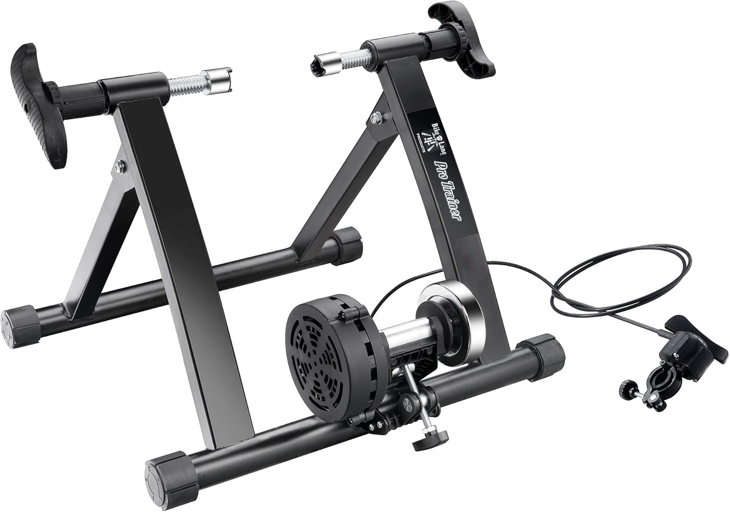 Exercise Bike Trainer - Indoor Bicycle Training Stand With Quiet 5-Level Magnetic Resistance
