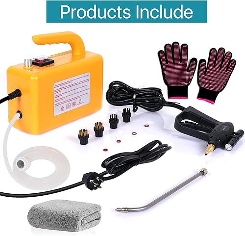 Miniatura 5 de Limpiador de vapor - Vaporizador para limpieza, limpiadores de vapor de mano para uso doméstico, limpiador de vapor de alta presión para detalles de