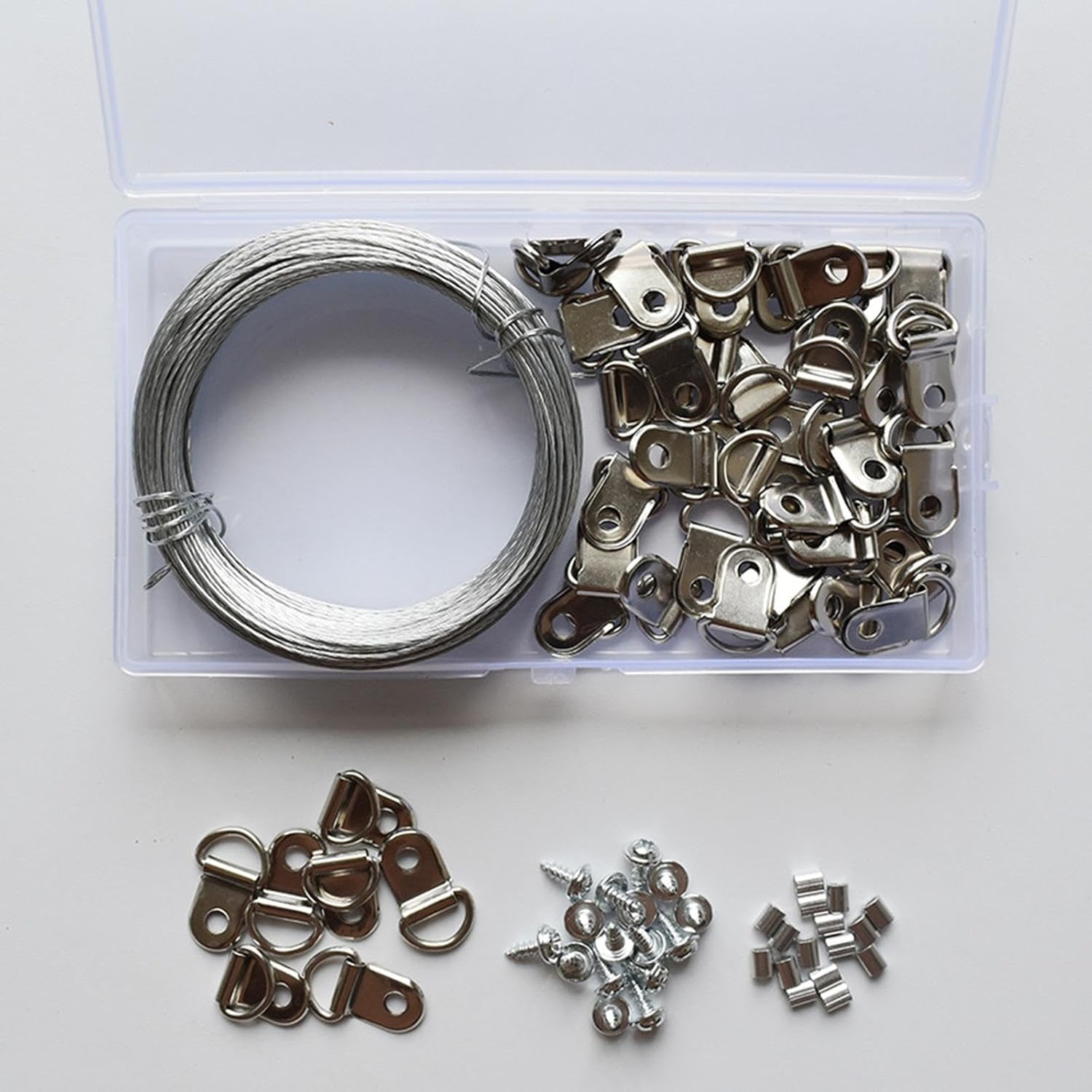 MERISHOPP™ Picture Hanging Wire Kit Picture Frame Hanger Metal for Photo Frame Pictures|Home & Garden|Home Improvement|Building & Hardware|Nails Screws & Fasteners|Hooks