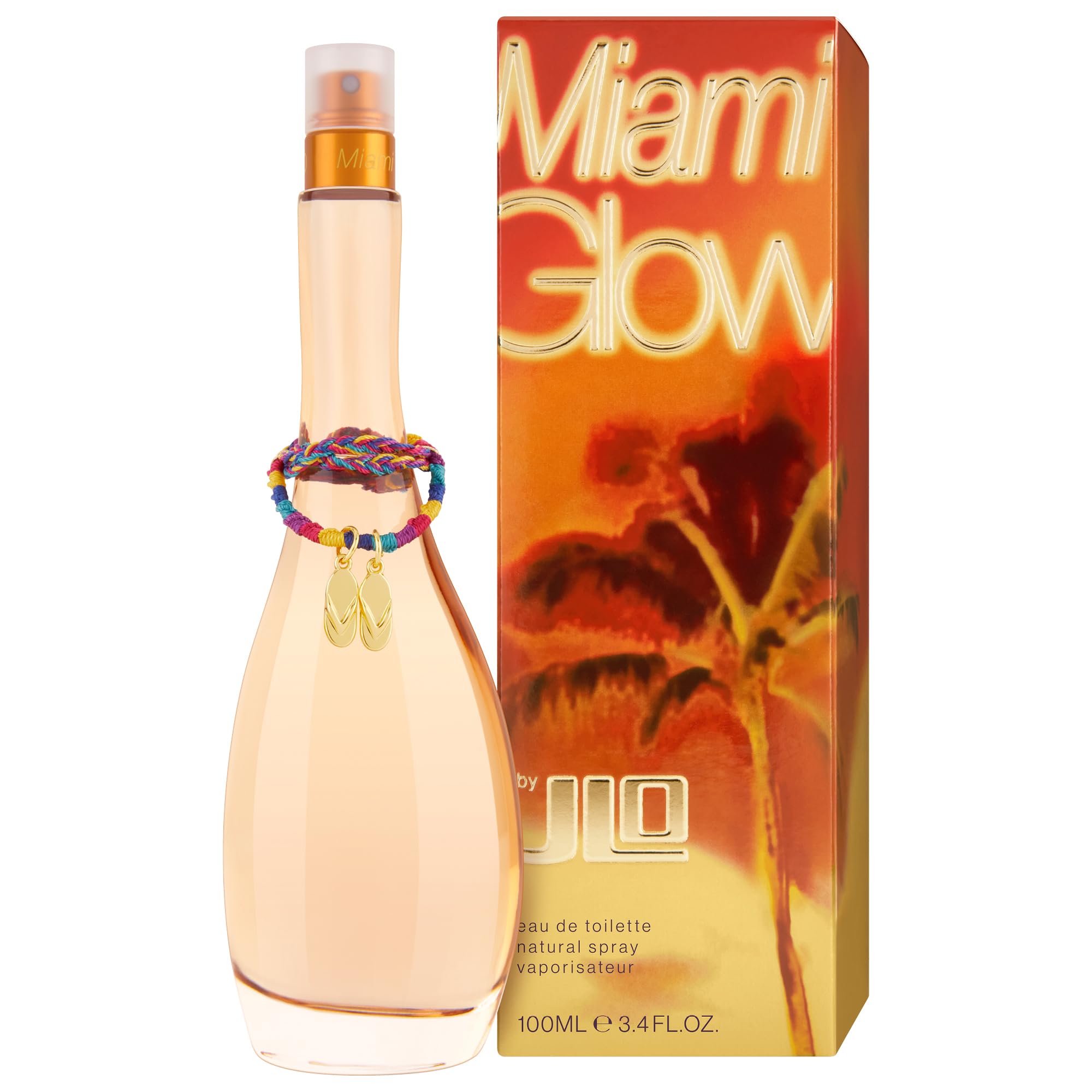 Jennifer Lopez Miami Glow Eau de Toilette, Spray, 100 ml, feiner Duft eines zugelassenen Fachhändlers