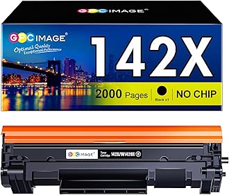 GPC Image 142X Toner 2000 Pages Compatible with HP 142A Black 142X for HP Laserjet MFP M140w Toner M110w M110 MFP M140 MFP M139w M139, No Chip, 1 Black