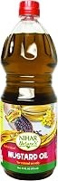 Nihar Naturals Kacchi Ghani Mustard Oil| Cold Pressed| 100% Pure Mustard Oil| For Skin, Hair Care & Body Massage| Enriched with Omega 3 & Natural Anti-Oxidants| Unrefined Mustard Oil| 33 Fl.oz