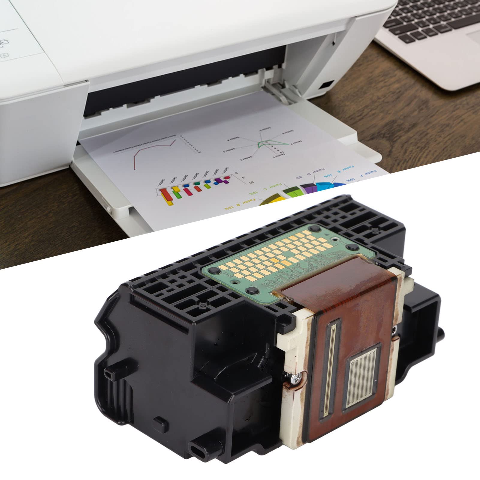 Annadue QY6-0080 Color Printhead for Canon,Replacement Print Head