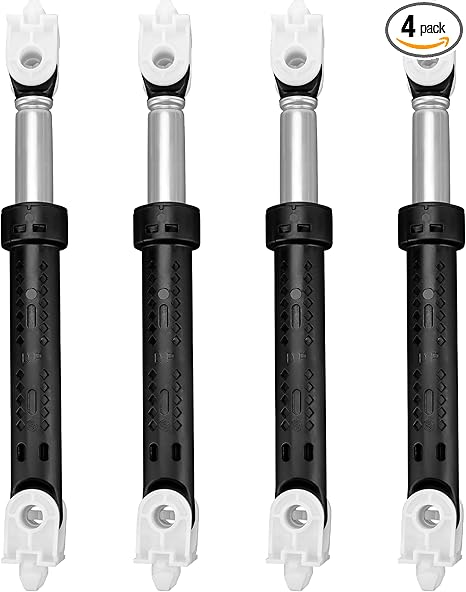 4 Pack 8182703 Washer Shock Absorber fit for Kenmore/Whirlpool/Kitchen Aid - WP8182703 Replacement Part for Washer & Dryer, replace 8181646/AP6011831/AP3868181/PS989596 LUXRILIX