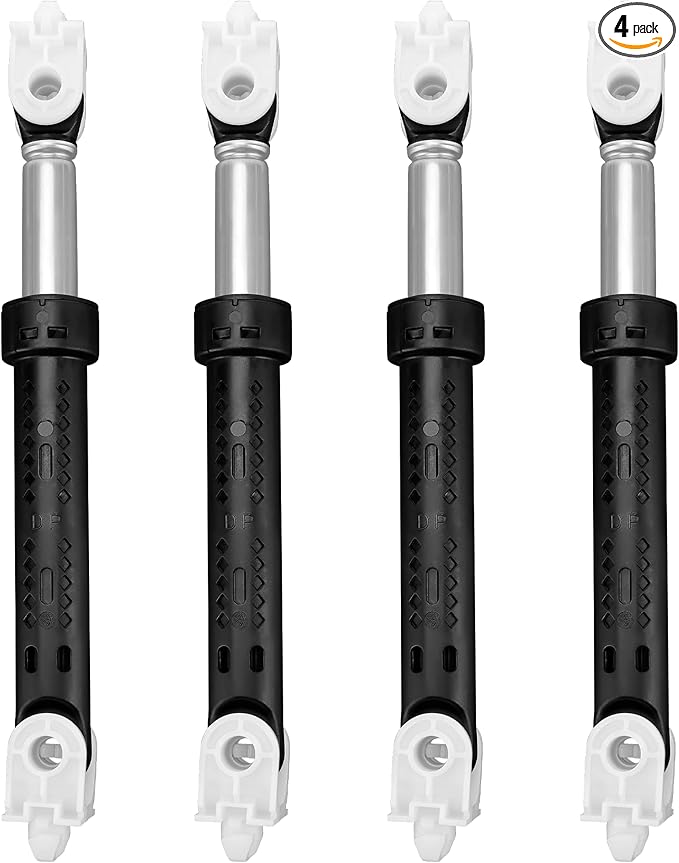 4 Pack 8182703 Washer Shock Absorber fit for Kenmore/Whirlpool/Kitchen Aid - WP8182703 Replacement Part for Washer & Dryer, replace 8181646/AP6011831/AP3868181/PS989596 LUXRILIX