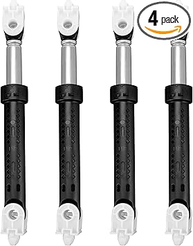 4 Pack 8182703 Washer Shock Absorber fit for Kenmore/Whirlpool/Kitchen Aid - WP8182703 Replacement Part for Washer & Dryer, replace 8181646/AP6011831/AP3868181/PS989596 LUXRILIX