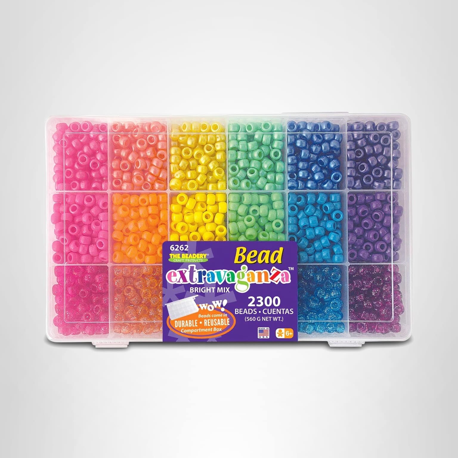 Amazon.com: Beadery B6262 The Sparkles Pony Bead Box