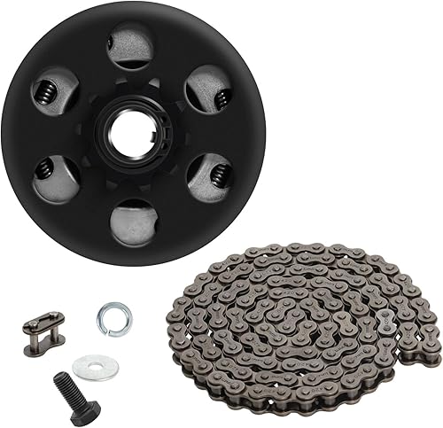 Embrague Go Kart de 34 pulgadas de diámetro 10 dientes depredador 212cc embragues centrífugos con cadena #40 41 420 para mini bicicleta Fun Kart