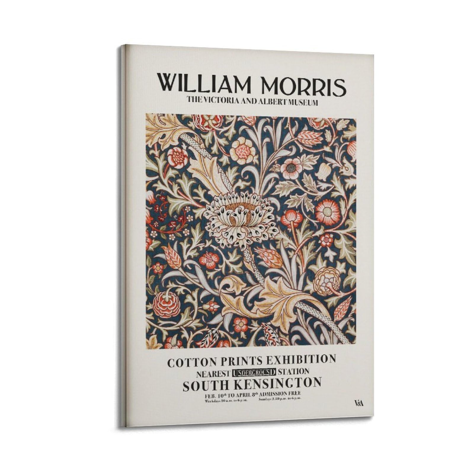 xiaoxiaoshen William Morris Exhibition Nouveau Gallery Canvas Poster Wall Art Prints Room Aesthetic Murals Bedroom And Living Decorations 24x36inch(60x90cm)