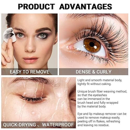 Miniatura 4 de Juego de 3 rímel de ojos de gato de colores, pestañas de volumen y longitud para mujer, pestañas de volumen y longitud para mujer, máscara de ojos