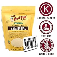 Vista 4 de Paquete orgánico Masa Harina. Incluye una bolsa de 24 onzas de Bobs Red Mill Masa Harina. La harina de maíz dorado Bobs Red Mill es ideal