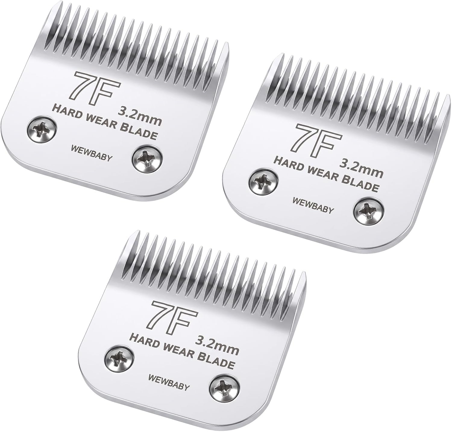 Dog Grooming Clipper Blades Size 7F for Andis Oster A5 Wahl KM