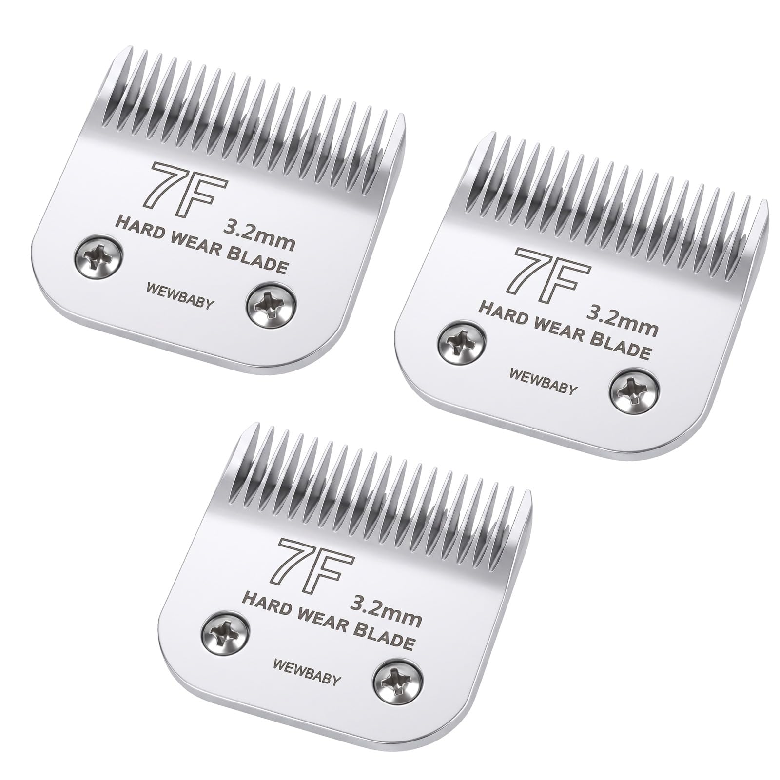 Dog Grooming Clipper Blades Size 7F for Andis Oster A5 Wahl KM