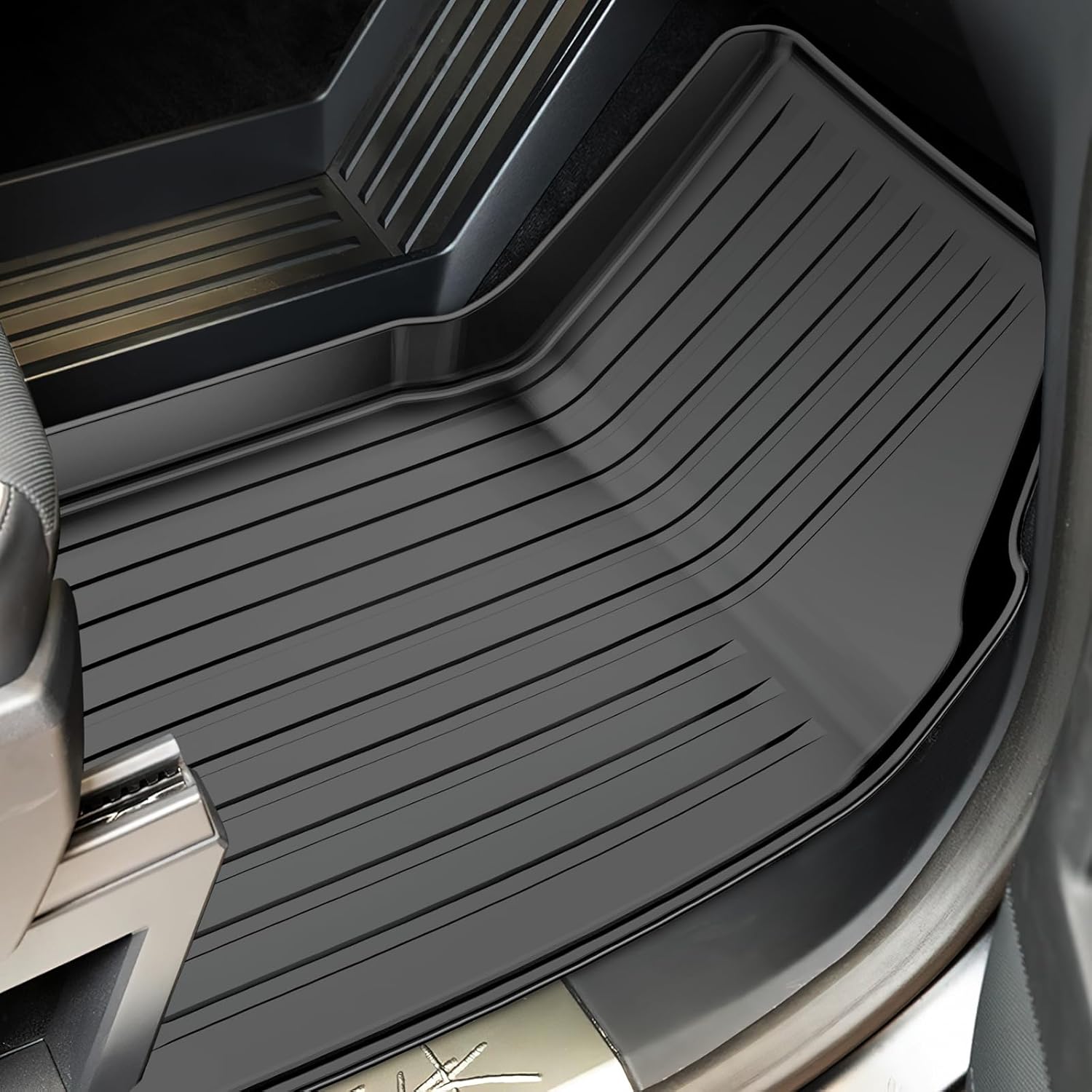 All-Weather TPE Floor Mats 6PCS -Compatible with Cybertruck 2024-2026, Full Coverage Cargo Liner & Frunk Mat Heavy-Duty Anti-Slip Interior Accessories